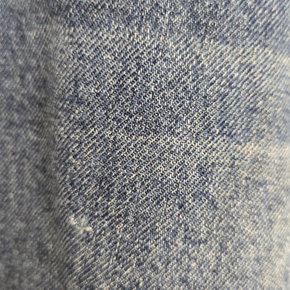 DAZY Jeans Wide Leg Blue Denim Distressed Junior Size S Skater Y2K - Picture 3 of 7